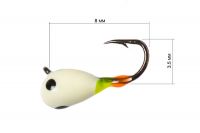 Мормышка Fishing ROI капля с ушком крашеная фотография №2