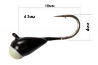 Мормышка Fishing ROI капля с ушком крашеная фотография №1