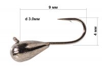 Мормышка Fishing ROI капля с ушком фотография №2