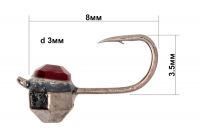 Мормышка кристалл с камнем Фотографія №2