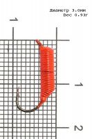 Мормышка летняя Levsha Ручейник Caddis фотография №2