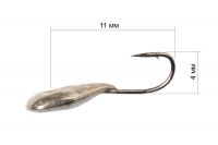 Мормышка паяная Профмонтаж Серебро №7 Фотографія №2