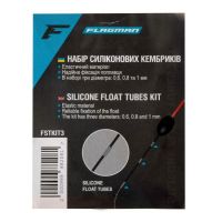 Набір силіконових кембриків Flagman Slicon Tubes Kit 0.6-0.8-1mm FSTKIT3 Фотографія №1