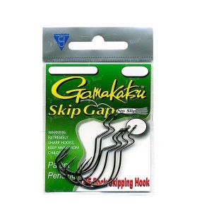 Крючки офсетные Gamakatsu Skip Gap Minor Black ≡ Купить по лучшей цене в  рыбацком интернет магазине - У Кеса