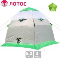 Намет зимова Lotos-3 жовтий Фотографія №1