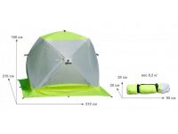 Намет зимова Lotos куб-3 компакт еко 2.1*2.1*1.8 Фотографія №1