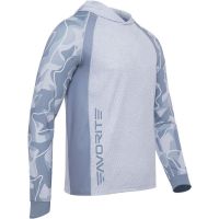Реглан Favorite Hooded Jersey Universal Sun protect Light grey фотография №1
