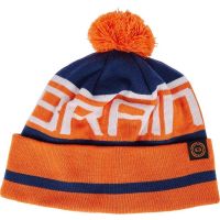 Шапка Brain с помпоном blue-orange фотография №2