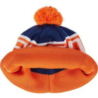 Шапка Brain с помпоном blue-orange фотография №3