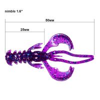 Силікон Crazy Fish Nimble 1.6" Фотографія №2
