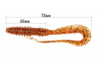 Силікон Keitech Mad Wag Mini 3.5" Фотографія №1