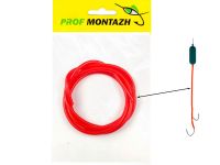 Силиконовая трубка для ловли сома ПМ Catfish Tube 2*4mm 1m Red фотография №1