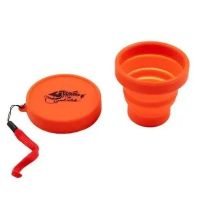 Стакан Tramp складной силиконовый с крышкой 180мл UTRC-083-orange фотография №1