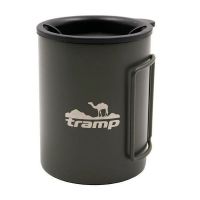 Термокухоль Tramp з напувалкою та складними ручками 400мл UTRC-137-olive Фотографія №1