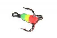 Трійник для зимової блешні Dagmaster світлофор Фотографія №1