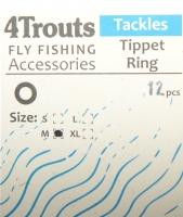 Колечки для соединения поводка и подлеска Tippet Ring M фотография №1