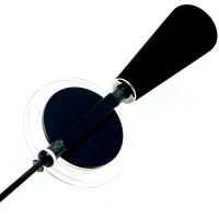 Вудка зимова безмотилка Чорна Саламандра з відкритою котушкою Фотографія №2