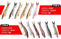 Воблер Seal Gudgeon 8-Sections Фотографія №1