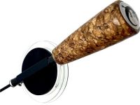 Вудка зимова безмотилка ЧС з відкритою котушкою пробка карбон 30см Фотографія №2