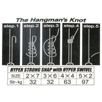 Застежки с вертлюгом Gamakatsu Hyper Strong Snap Swivel фотография №2