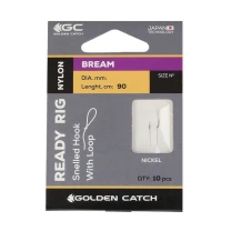 Поводки Golden Catch Ready Rig Bream 10шт фото