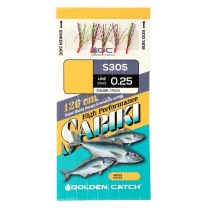Самодур Golden Catch Aji Sabiki S305 №8 Green 5 крючков фото