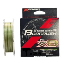 Шнур YGK X-Braid Bornrush PE x8 150м #0.4 max 10lb фото