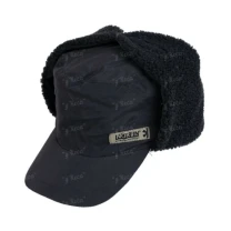 Шапка-ушанка Norfin 302781-L на мембране с козырьком Inari Black - фото