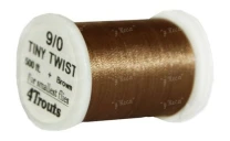 Монтажная нить 4Trouts Tiny Twist 9/0 Brown 500ft - фото
