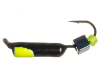 Мормышка ПМ Столбик 2.0mm 0.50g Черный фиолет+кубик хамелеон - фото