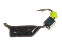 Мормышка ПМ Столбик 2.5mm 0.57g Черный+кубик хамелеон - фото