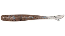 Силикон Bait Breath Fishtail U30 1.5" 145 Cinnamon/Black/Blue Flake 14шт - фото