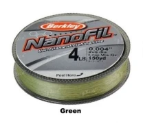 Шнур Nanofil 125м 0.08 Green 0.091мм 4.01кг фото