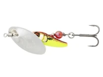 Блесна Savage Gear Sticklebait Spinner #2 Silver Red Yellow фото