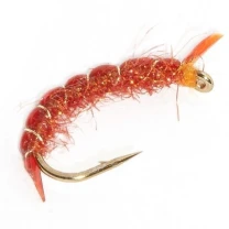 Мокра мушка Bloodworm Ultraviolet Red NM27-16 - фото