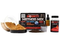 Прикормка Bounty Method Mix 4в1 400г Srawberry (клубника) фото