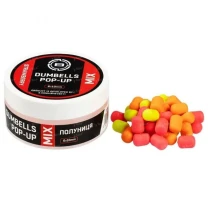 Бойлы Brain Dumbells Pop-Up Mix 34g 6*10mm Strawberry (клубника) фото