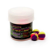 Бойлы Grandcarp Amino Pop-Up 8мм Ракушка-чили-ананас 25шт фото