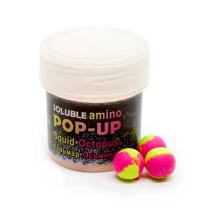 Бойли Grandcarp Amino Pop-Up розчинні 10мм Кальмар-восьминіг 15шт фото