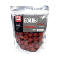 Бойлы Rocket Baits вареные Premium 0.25кг 18мм Клубника фото