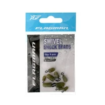 Бусина отбойная с вертлюгом Flagman Swivel Shock Beads 9шт KC0037 фото