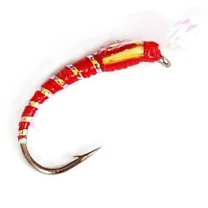 Мокра мушка Buzzer Red NM14-16 - фото