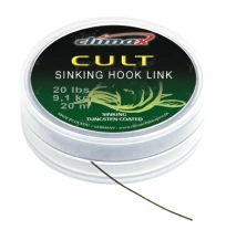 Поводковый материал Cult Hook Link 20lb 20m Camou - фото