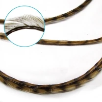 Перья седла петуха Whiting Cock Feathers WF-GBR 16 Гризли коричневые фото
