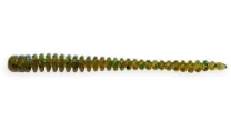Силикон Crazy Fish Cruel Leech 2" 42 Green Pumpkin Bl фото