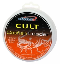 Поводковый материал для сома Cult Catfish Leader (серый) 20м 1.00мм фото