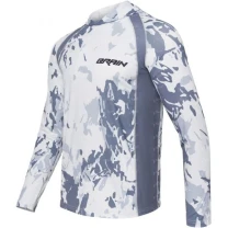 Джерси Brain Hooded Jersey Splash Sun protect gray S - фото