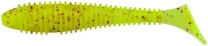 Силікон Keitech FAT Swing Impact 3.8" PAL 01 Chartreuse Red Flake 6шт - фото