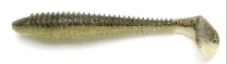 Силікон Keitech FAT Swing Impact 3.8" 417 Gold Flash Minnow 6шт - фото