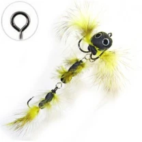 Приманка Strike Floating Jig Realistic Bullhead Black-Yellow FG39-02 фото